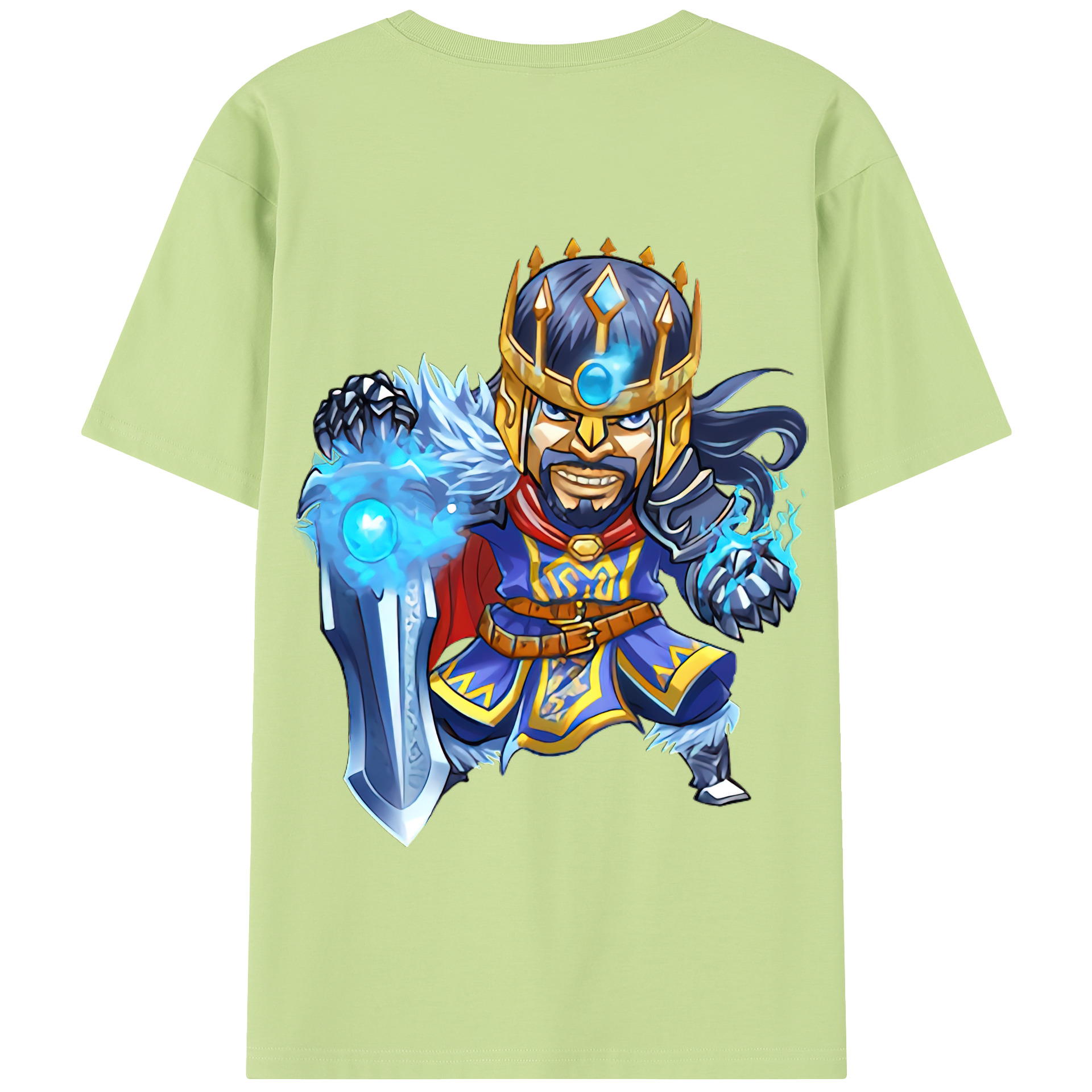 リーグ・オブ・レジェンド League of Legends LOL 綿100％半袖Tシャツ（背面プリント）
